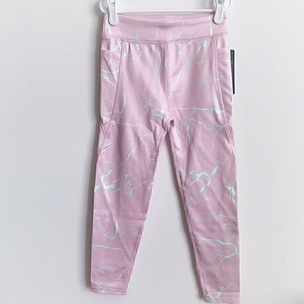NWT Marika Girl Pink Cozy Pockets Leggings, 6X 6 Years